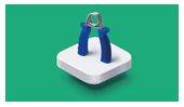 Icon eines Handtraninggeräts