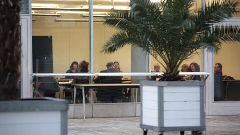 Blick in einen Seminarraum