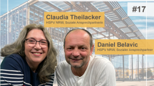 Porträt von Claudia Theilacker und Daniel Belavic und dem Schriftzug SAP - wenn Zuhören den Unterschied macht